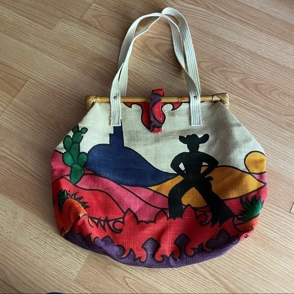 Bags | Handmade Desert Style Designed Canvas Shoulder Bag | Poshmark